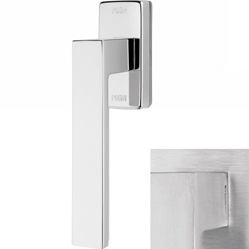 CORNER ZINCRAL lango rankena su SMARTBLOCK funkcija, matinis chromas