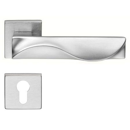 DUNAhandle/rose 019 set.PZ, satin chrome