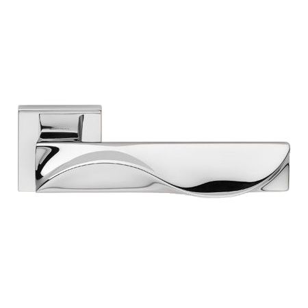 DUNA handle/rose 019 set.BAC, polished chrome