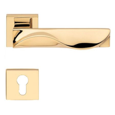 DUNA handle/rose 019 set.PZ, gold plated