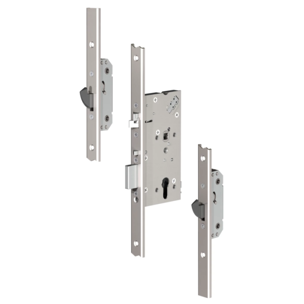 EL567 solenoidinis daugiapunktis užraktas PZ 65/72-24-6,5 mm, dvipusė prieigos kontrolė