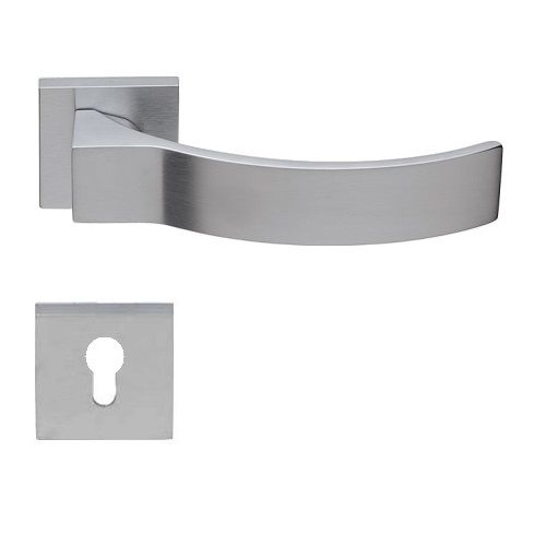 ELIOS handle set with roses 019 PZ, matt chrome