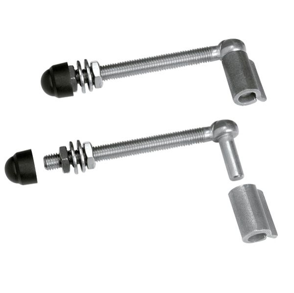 Hinge set for garden gates M12/130mm