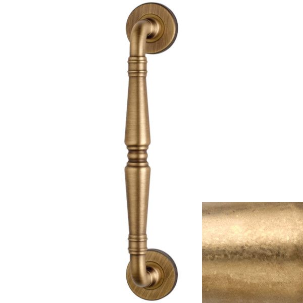 FLORENZIA pull handle 210, roses 103, vibrated brass