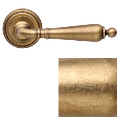 FLORENZIA handle/roses 011 set.BAC, vibrated brass