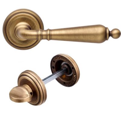 FLORENZIA handle/rose 011 set.WC 261NT patine matt