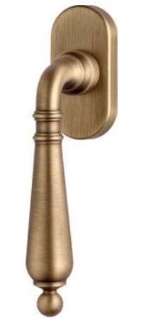 FLORENZIA window handle, matt patinated