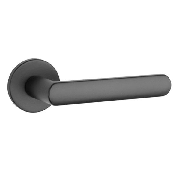 FRAGOLA handle/rose set BAC, round roses, 7mm, black