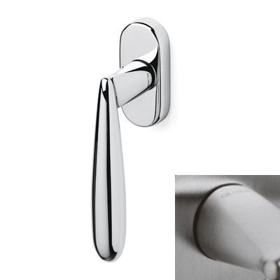 Window handle FUTURA K172, chrome-plated, satin (CO)