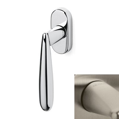 Window handle FUTURA K172, nickel-plated PVD, satin (NS)