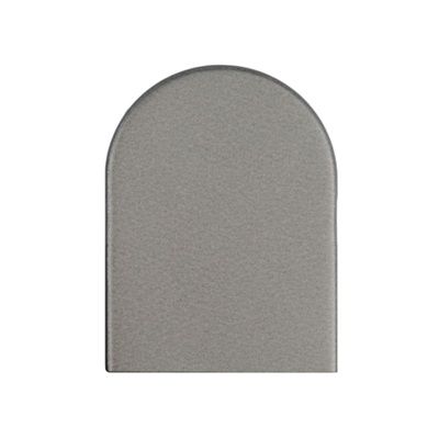 INVISACTA 3D concealed hinge cover plate, titanium tone (4 pcs. required per hinge)