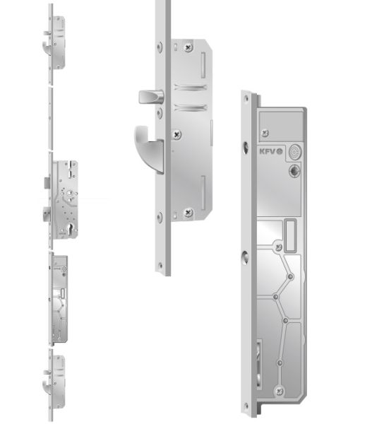 GENIUS 2.2 CB Daugiataškė spyna, 55/92/8 mm, B001, priekinė plokštelė iš nerūdijančio plieno, 20 mm