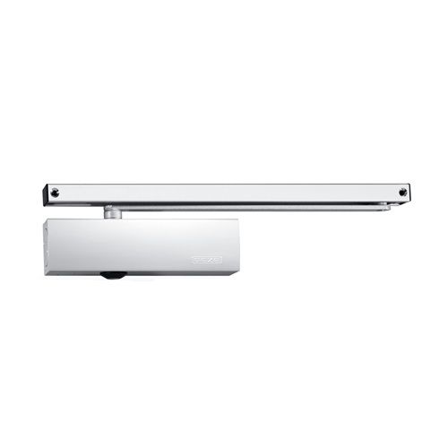 Door closer GEZE TS 3000 V standard with guide rail TS 5000/3000, silver | RANKENOSPLIUS.lt