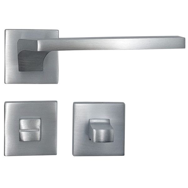 GIRO ZINCRAL rankenos rinkinys su rozetėmis 024 grt.WC 234NT, matinis chromas