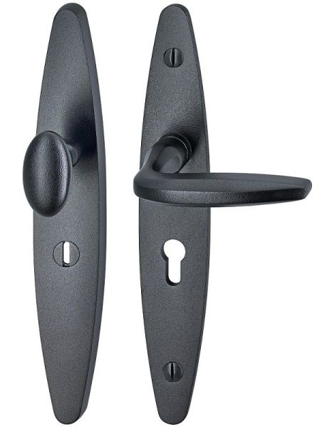 Apsauginis rinkinys su burbulu PZ92, su cilindro skydeliu, nerūdijantis plienas, juodas Ferro-Style