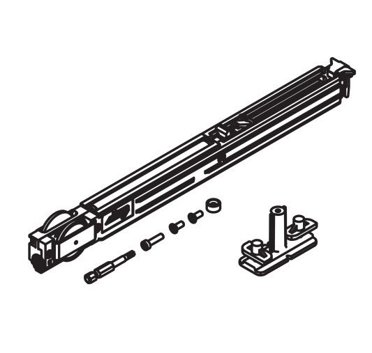 Soft closing mechanism SoftMove 80 for HAWA Junior/80
