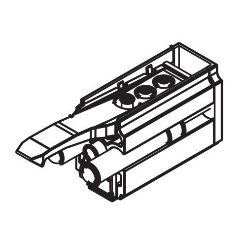 HAWA Junior 80/100 track stop softstop, adjustable force