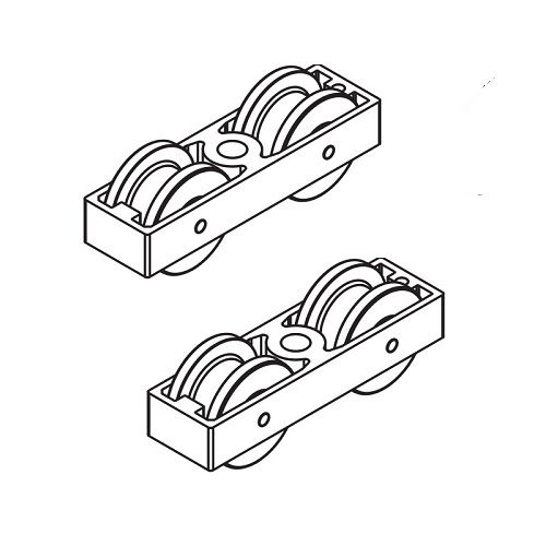 HAWA-Junior 100 Z roller set (2 pc.)