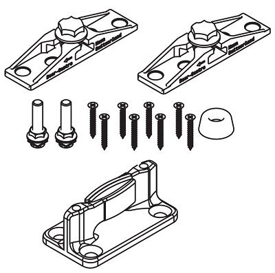 HAWA-Junior 100 Z fastener/guide set