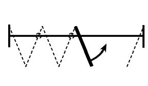 HAWA Variofold/Centerfold 80 H pivot door set for 1 leaf at folding panel