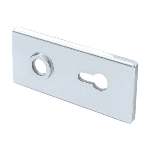 Stačiakampių spynos D68XW00 dangtelių komplektas 681WSC PZ, RAL9016 balta (095)