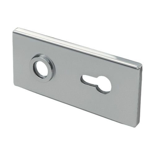 Stačiakampių spynos D68XW00 dangtelių komplektas 681WSC PZ, anoduota sidabro spalva (002)