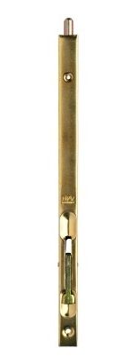 Flush bolt 250 mm, brass-plated
