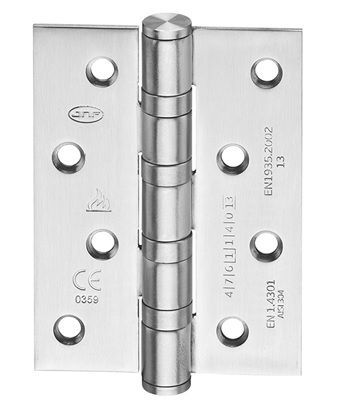 Universal hinge, 75x100mm, stainless steel