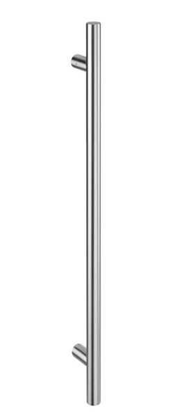 Pull handle with fastening, Ø25x600mm, stainless steel