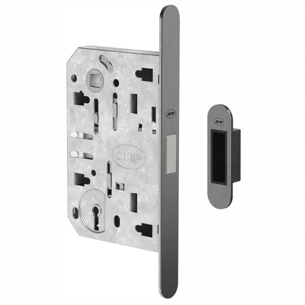 IN.20.877 Magnetic lock BB90/50 with strike plate, Italian standard, black PVD (TB)
