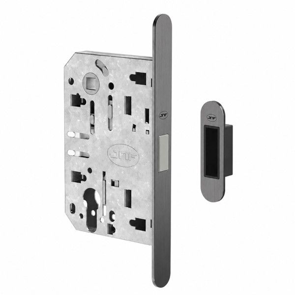 IN.20.875 Magnetic lock PZ85/50 with strike plate, Italian standard, black PVD (TB)