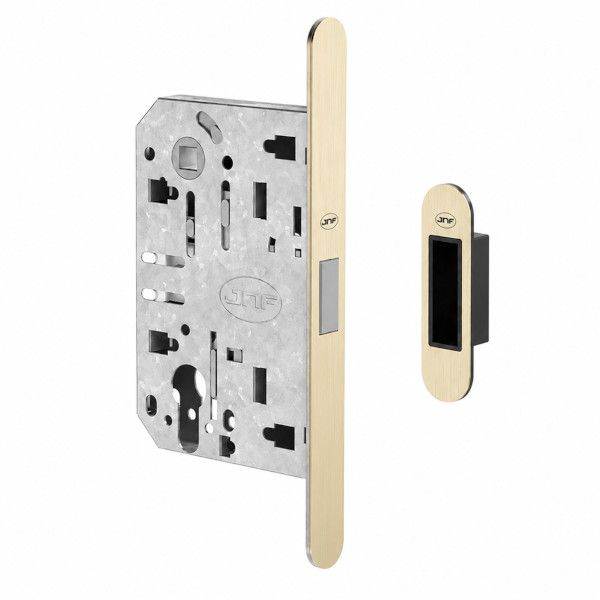 IN.20.875 Magnetic lock PZ85/50 with strike plate, Italian standard, champagne PVD (TCP)