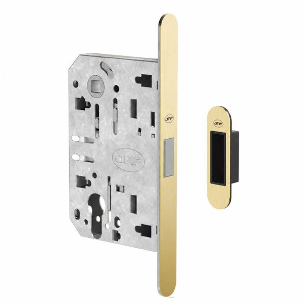 IN.20.875 Magnetic lock PZ85/50 with strike plate, Italian standard, gold PVD (TG)