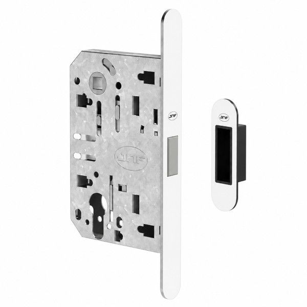 IN.20.875 Magnetic lock PZ85/50 with strike plate, Italian standard, white RAL9016
