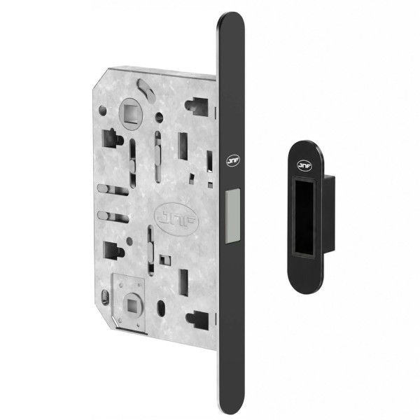 IN.20.876 Magnetic lock WC96/50 with strike plate, Italian standard, black RAL9005