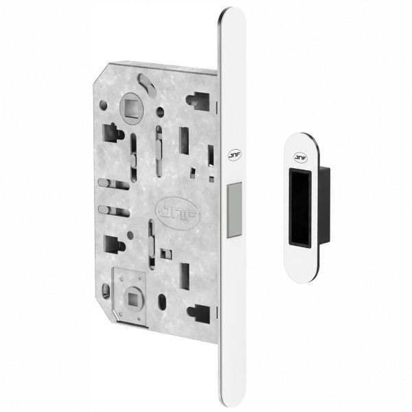 IN.20.876 Magnetic lock WC96/50 with strike plate, Italian standard, white RAL9016