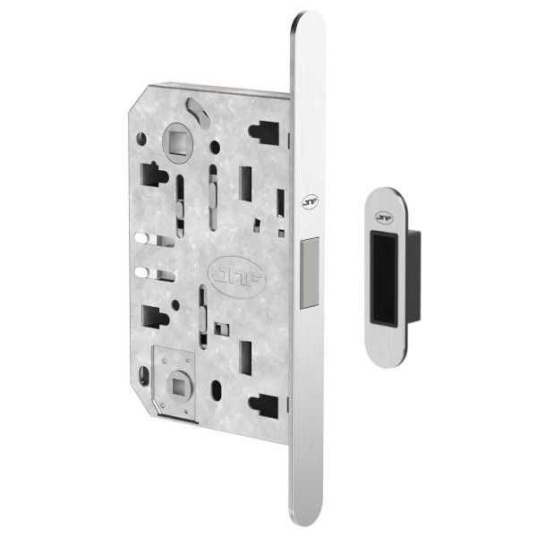 IN.20.876 Magnetic lock WC96/50 with strike plate, Italian standard, satin nickel
