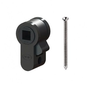 Zylinder lock converter into WC lock 8/8 mm, nylon