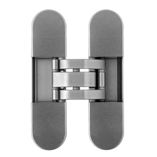 INVISACTA IN303 3D concealed hinge 30x120 mm, satin nickel