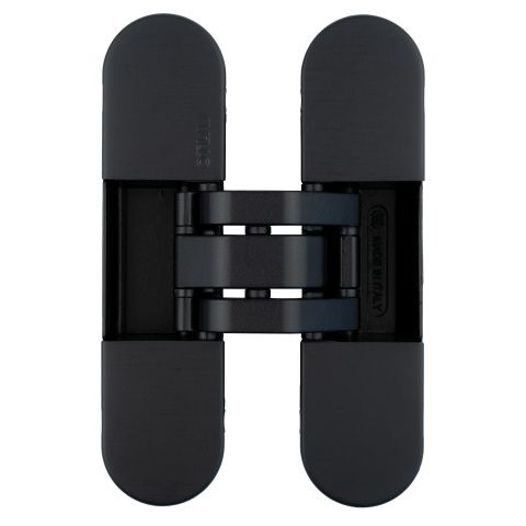 INVISACTA IN303 3D concealed hinge, 30x120 mm, black