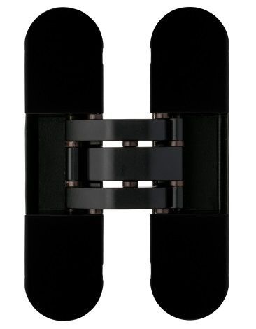 INVISACTA IN300 concealed hinge 30x120 mm, black