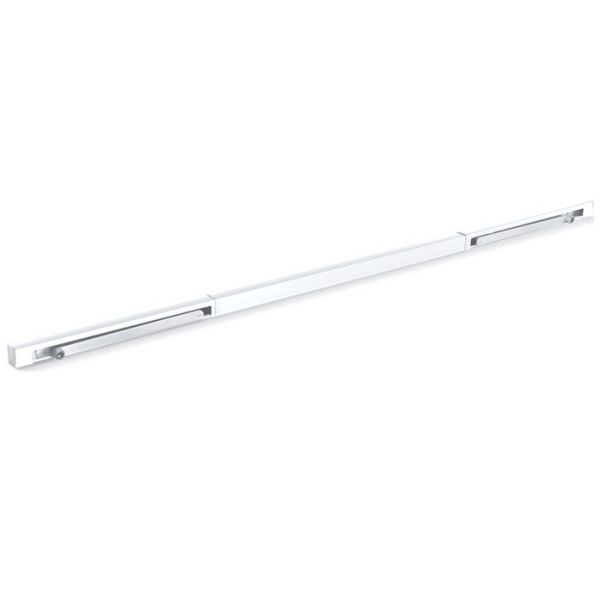 Double rail with closing coordinator TS 3000/5000 ISM, white RAL9016