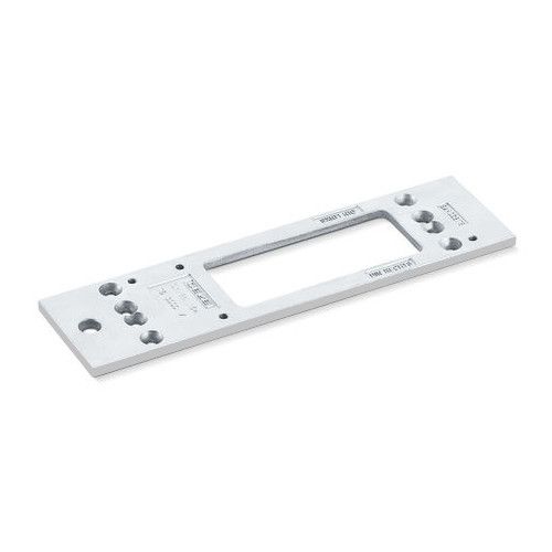 Pritvirtinimo plokštė durų pritraukėjui, sidabrinė