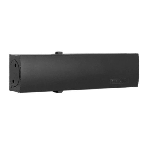 Durų pritraukėjo korpusas TS 2000 NV BC, juodas RAL9005