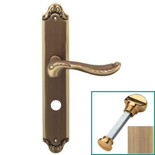 LADY durų rankenos rinkinysWC/78mm 261NT, bronza