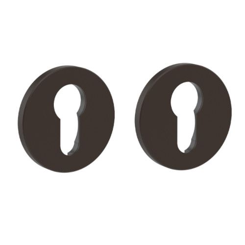 LINEA COLORS pair of roses PZ, aluminium mud brown