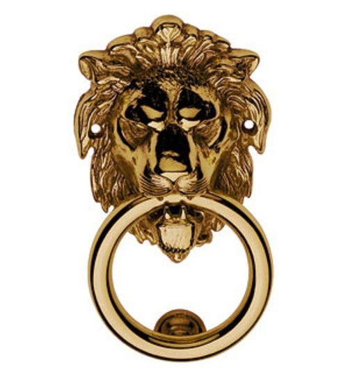 Door knocker 110 mm, antique brass