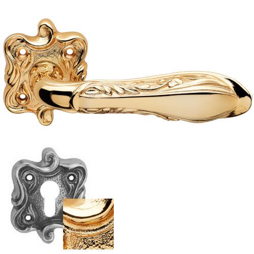 LIBERTY handle/rose 091 set. PZ,gold plated