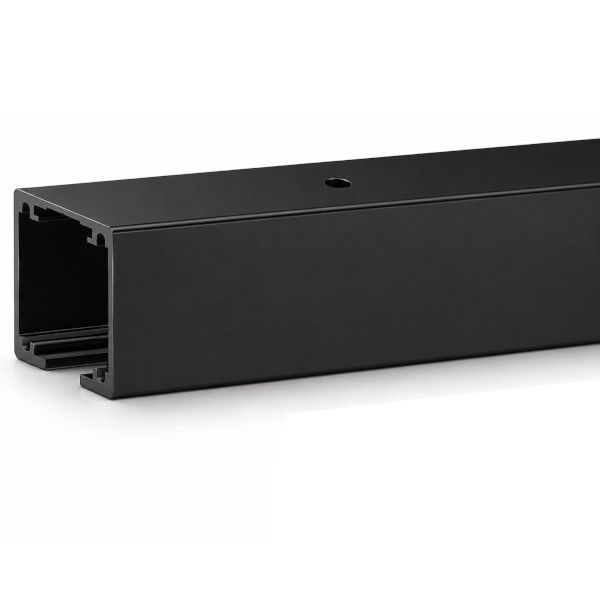 LITE FOLD 100 top track 36x30mm, 3000 mm, aluminium black