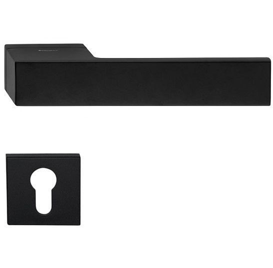LOFT ZINCRAL handle/rose 024 set PZ, brass matt black